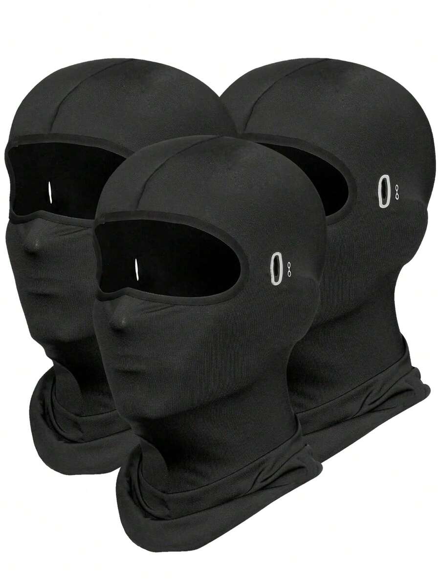 3/2/1 件装冬季拉法帽滑雪面罩，男女通用，防风保暖面罩，寒冷天气围巾，适合骑行、滑雪、登山等运动，防风保暖冬季颈部保暖帽，适合骑行、徒步旅行等运动。