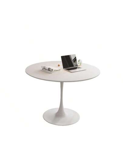 Set Of Metal Dining Chairs, Steel Legs PU Leather Seats, Armless High Back Kitchen, Living Room, Grijs view 8