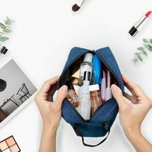 Stylish Portable Makeup Bag - Waterproof, Multifunctional Travel Organizer Pouch For Cosmetics And Toiletries, Ideal For Outdoor Adventures