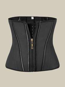 1PC Hot-Selling Latex Body Shapers And Sports Slimming, Abdomen-Tightening And Body-Warming Waist Belts Are Available. - Black - View 12