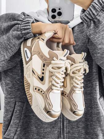 أحذية رياضية رجالية، أحذية جري ذات قاع ناعم وسميك، أحذية كاجوال منفذة للهواء ذات رقبة منخفضة متعددة الاستخدامات، قاعدة مطاطية مانعة للانزلاق من البولي يوريثان