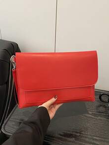Nueva bolsa de mano tipo sobre pequeña, bolso de embrague de estilo vintage para mujer, diseño de nicho a la moda