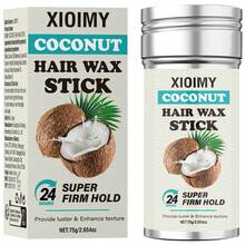Xioimy 美发造型蜡棒 - 抚平毛躁，柔顺碎发 - 打造时尚马尾辫、发髻、发际线造型 - 造型膏/啫喱/发蜡/发油棒 - 女孩造型配件，儿童适用 - 白色 - 查看 11