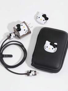 Sanrio Bolsa de almacenamiento protectora 3D linda y estereoscópica compatible con el cargador rápido de 20W para iPhone - Multicolor - Ver 5