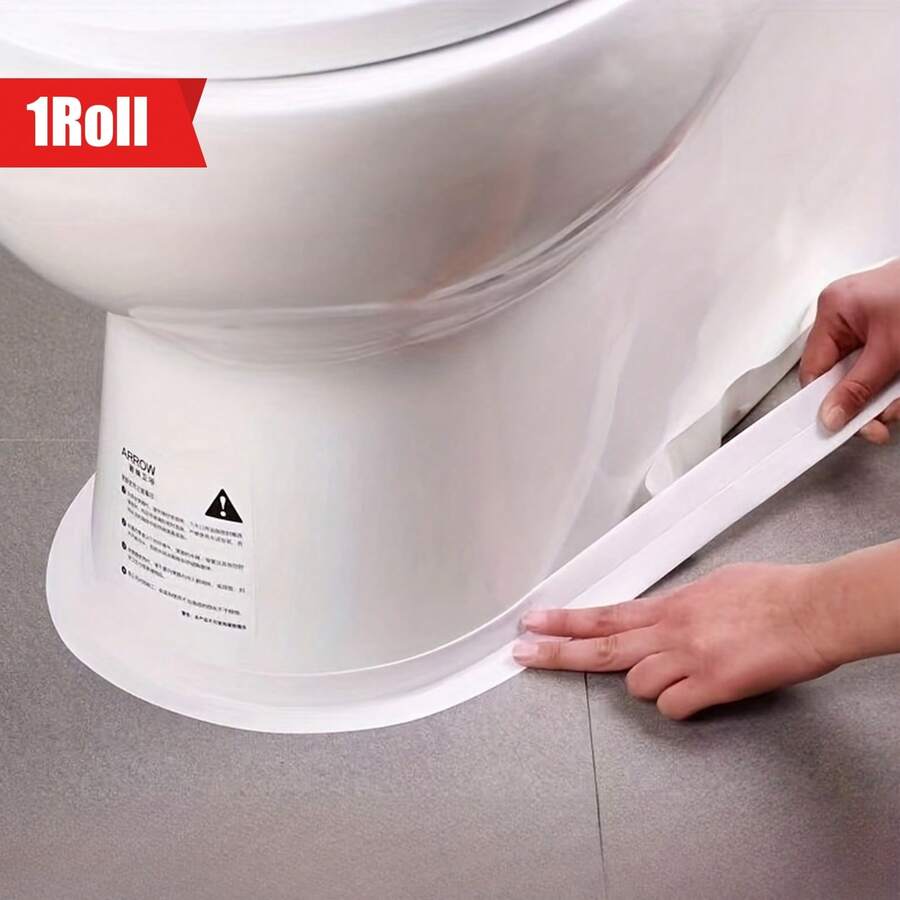 Eine Rolle wasserdichtes selbstklebendes Dichtungsband, geeignet für Bäder und Toilettenlanganhaltendge Kunststoff-Fugenstreifen für Spülbecken, Badewannen und Bäder, einfach zu installielanganhaltendebige Klebeschicht, geeignet für Steinoberflächen