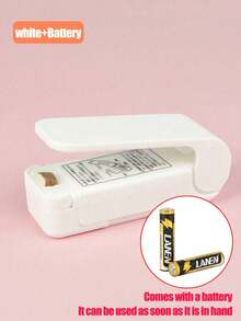 Selladora de alimentos de uso doméstico Mini, Selladora al vacío portátil para la conservación hermética de alimentos