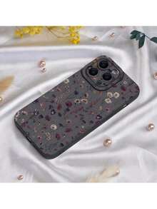 おしゃれな花の茎のiPhone16 15 14 13 12 11 XR Plus Pro Max Mini電話でケース、イースター、クリスマス、ハロウィンのデコ/誕生日、彼女、彼氏、友人、または自分自身を分けるへのギフト - ブラック - チェックする 7
