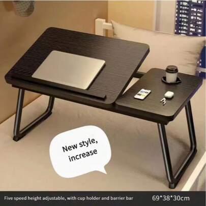 Bed Or Sofa Laptop Desk, Lap Desk, Woking Bed Desk, Home Office Desk, Breakfast Tray, Desk With Cup Holder, Watch Movies In Bed, Laptop Bed Stand, Livable Computer Stand, Phone Holder And Drawer, Available Folding Leg Desk