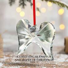 H&D HYALINE & DORA 3 Inch Christmas Crystal Angel Wing Ornaments For Christmas Tree Unique Angel Wing Hanging Ornament For Holiday Decorations{Inchcolor_nameinch:Inch\Inch2025\Inchinch} - 英吋2025英寸 - 查看 3