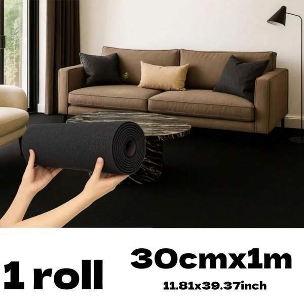 1Roll 30cmx1m Self-Adhesive PVC Backing Non-Slip, Floor Stickers - Peel & Stick Flooring Strips Easy Installation For Kitchen Floor Panels For Home/Office - Easy Peel & Stick Installation