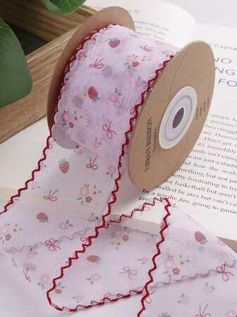 1 Yard Curved Tooth Tulle Lace Trim, 4.8cm Wide, DIY Butterfly Decor Accessory