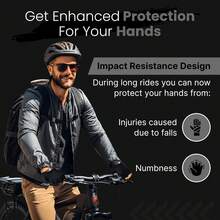 Guantes de ciclismo para bicicleta, guantes de bicicleta de montaña, antideslizantes, acolchados, transpirables, con medio dedo, accesorios deportivos para hombres y mujeres - Negro carbón, medio dedo - Ver 10