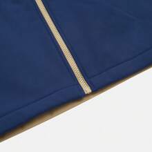 Nike معطف هودي ملون بطبعة حرفية للمراهقين - بني مخاوي - مشاهدة 5