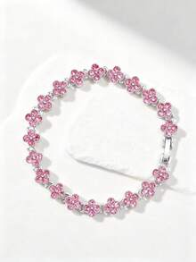 1条时尚四叶草彩色铜手链，男士朋克风合金手链，适合男士日常佩戴，夏季适用，送朋友的礼物 - 手鍊 - 查看 23