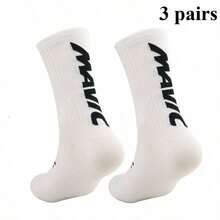 1/2/3/7 Paar Mehrfarbige Sport Crew Socken für Herren & Damen, Volleyball, Basketball, Fitness, Radfahren, hochelastische atmungsaktive feuchtigkeitsableitende Buchstaben Sport Socken - A - Übersicht 26