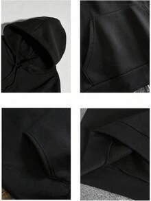 Men Hoodies - Preto - Ver 4
