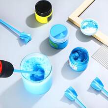 2pcs Plastic Paint Stirring Drill Bit Attachment, Epoxy Resin Stirring Paddle With Standard Hexagonal Shank And Four-Blade Spiral Design For Efficient Mixing, Compatible With Various Drill Bits