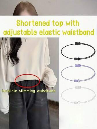 3pcs/Set Women'S Waist Rope Belt, Adjustable Design, For Dresses, Shirts, Sweaters And Coats, Casual Elegant Waist Cincher For Everyday Outfits, Waist Belt, Versatile Fashion Accessory, Sophisticated Style