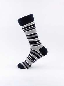 5 Paar Herren fröhliche gestreifte Socken, Freizeitsocken für Zuhause, Reise und Lässig, europäischer und amerikanischer Straßenmode Knöchelsocken