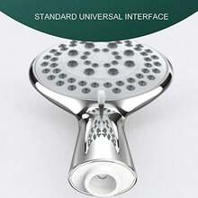 5-Mode Handheld Shower Head With Power Wash - Silver - View 5