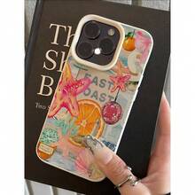 Ocean Elements Bowknot Coconut Pattern TPU Case Suitable For X/XS/XSMAX/11/11Pro/11Pro Max/12/12 Pro/12 Pro Max/13/13 Pro/13 Pro Max/14/14 Pro/14 Pro Max/15/15 Pro Max/15 Pro/16/16 Pro/16 Pro Max,Offering Durable Drop Protection With A Simple Yet Attractive - trắng - Xem 6