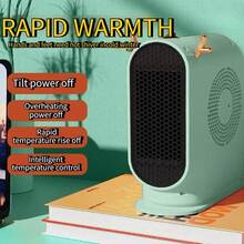 RAF 宿舍及家用取暖器，喇叭形取暖器，小型热风扇，桌面暖手暖脚器，立式取暖器，办公桌面热风扇 - 情人节和圣诞节送给家人和朋友的最佳节日礼物 - 日規A型插(100V) - 查看 2