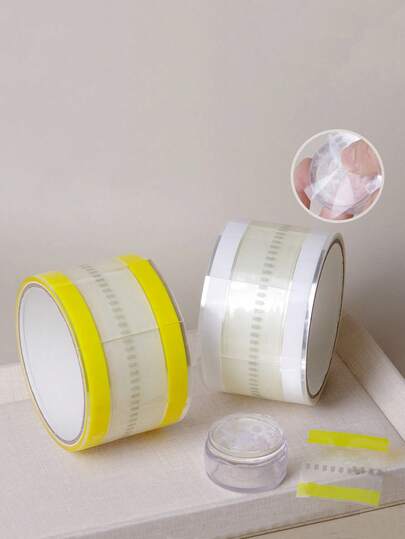 1 قطعة شريط تنظيف أظافر أحادي الاستخدام، أداة فنية للأظافر متعددة الوظائف شفافة وسريعة الإزالة بدون بقايا