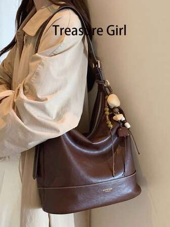 Truffle Manor 女士托特包 2025 新款 Joker 单肩斜挎包，适合日常通勤