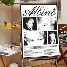 1张无框高清艺术海报，歌手Joost Klein海报，海报纸印刷，墙面艺术图片，帆布画，现代艺术装饰风格帆布墙面艺术海报，可悬挂，适合青少年男孩房、客厅、卧室、游戏室家具装饰，节日礼物创意 - 彩色 - 查看 9