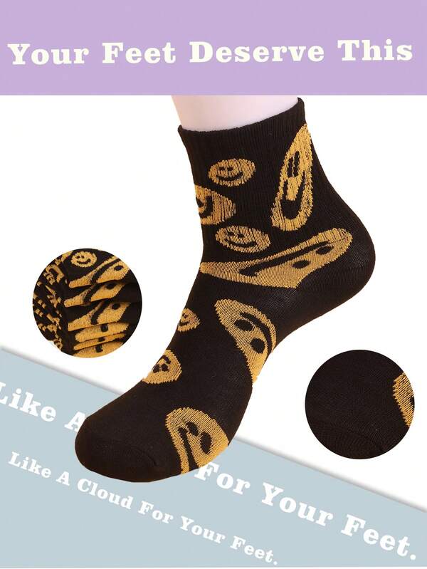 3 Pairs Women's Winter Socks, Warm & Fashionable Socks For Autumn/Winter, Comfortable Casual Sports Socks, Holiday Socks For Halloween, Carnival, Christmas, Party & Entertainment, Fun Socks