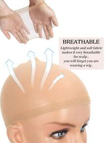 多件装假发帽套装 – 轻盈透气，适合日常佩戴假发、角色扮演和万圣节配饰；包含弹力网状、圆顶和网状三种款式，确保佩戴稳固舒适，易于造型；男女皆宜，适合长时间佩戴和专业美发师使用。 - 彩色 - 查看 7