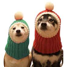 1 pieza Sombrero de Navidad para gato y perro, accesorio cálido de 360 grados para perros, accesorio para gatos, sombrero de gato, estilo de festival de Año Nuevo, accesorio para mascotas, disfraz para gatos, perros y conejos en otoño e invierno