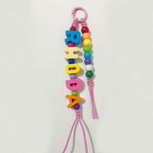 1个定制彩色亚克力字母钥匙扣，圆形环扣，个性化背包挂件，独特定制礼物，学习用品，返校季，学校礼物，办公用品，学校用品，教室用品，教师礼物，大学用品，同事礼物，宿舍用品，男女学生礼物，青少年礼物，初中生礼物，中学学生礼物，服装配饰，时尚秋季礼物，男友，女友，家人，朋友 - 亞克力鑰匙扣 - 查看 16