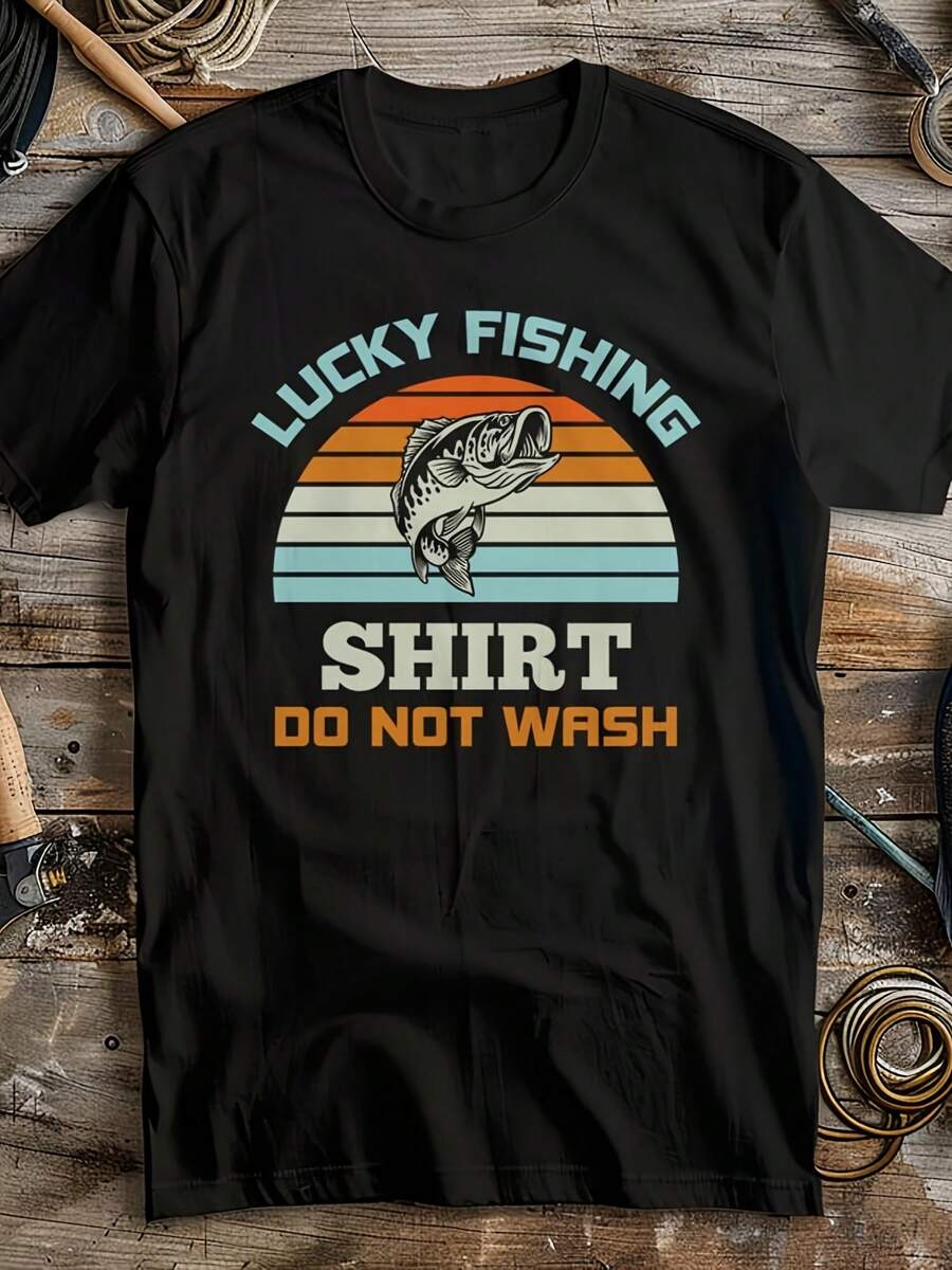 Lucky Fishing T-Shirt Hook Yours A Fishing Tee Pm Midweight T-Shirt - 款式4 - 查看 1