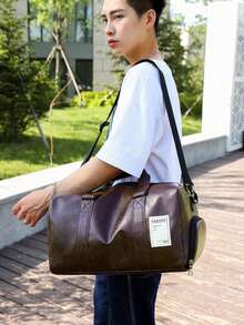 Large Capacity Casual Sports Gym Bag, Travel Tote Handbag, Foldable Luggage Bag, Unisex Short Trip Shoulder Bag, Waterproof Durable Carry-On Bag, Multi-Function Sports Backpack - Multicolor - View 10