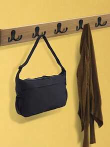 15个/包，5个双钩+10个螺丝，衣钩/墙钩，重型金属双钩，易于安装，适用于悬挂衣物、毛巾、钥匙、外套等，安装简便，非常适合卧室和浴室，优雅的房间装饰，家居收纳 - 黑色 - 查看 4