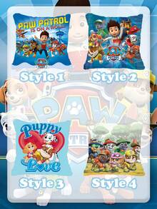 Paw Patrol Theme - Paw Patrol Hero Accessories: Cute Puppy Patrol Plush Throw Pillow, Suitable For Living Room, Sofa And Bedroom. Fluffy Gray Cartoon Archie Cushion, Soft And Comfortable Touch. A Perfect Gift For Friends And Family On Holidays And Parties. - Multicolor - View 5