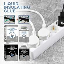 JAYSUING 125ml High-Temperature Insulation Glue, Quick-Drying, Durable & Strong, Transparent /Odorless, Waterproof, Repair, Anti-Leakage - Blanco - Ver 4