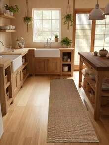 1pc Thick Area Rug, Heavy Duty Durable Carpet, Brown Rug, Kitchen Mat, Doormat, Outdoor Mat, Washable Bottom, Cat Scratching Pad, Kitchen Rug, Bathroom Mat, Welcome Mat, Kitchen Carpet, Outdoor Rug, Small Rug, Dirt-Resistant And Vacuum Cleanable - Multicolor - View 18