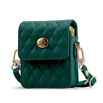 VIETAO Compatible With Samsung Galaxy Z Flip 6 5 4 3 5G Shockproof Crossbody Leather Bag With Long Strap Wallet Card Case