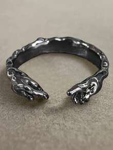 1pc Elegant Zirconia Flower Ring, Luxury Jewelry Open Ring, Suitable For Women, Can Be A Wedding, Party, Valentine's Day, Mother's Day Gift - Multicolored - View 6