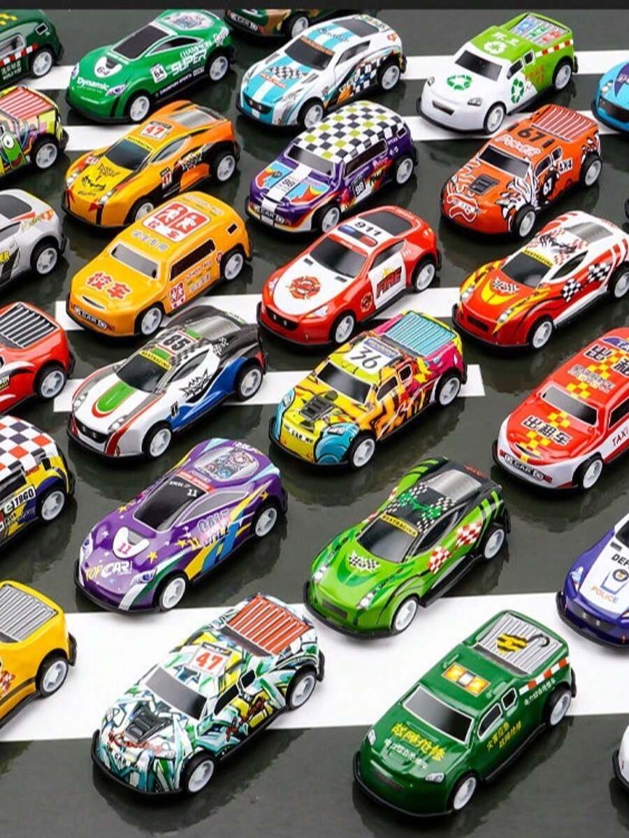 10/20/30辆随机玩具车，儿童派对礼物，圣诞礼物袋填充物，迷你合金赛车散装，皮纳塔填充物，教师宝藏奖品盒玩具，儿童赛车，赛车配件，赛车，玩具车，汽车，汽车玩具，车辆，玩具车，汽车玩具，赛车主题，汽车玩具，怪兽卡车派对，汽车游戏，怪兽卡车派对礼物，怪兽卡车 - 彩色 - 查看 1