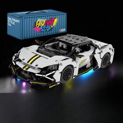 Brick Model Car, Challenging To Assemble Racing Car, Ideal Gift, 400+ Pieces