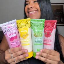 Esfoliante Corporal para Banho em Bisnaga com Ação Hidratante Lovely Face Beautiful Maracujá e Camomila 200g - MARACUJÁ + CAMOMILA - Visão 7