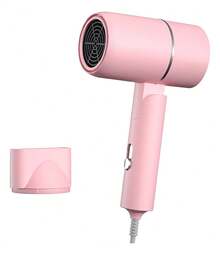 Mini Secadora Profesional con Aire Frío y Caliente, Estilo Plegable - Rosa - Ver 3