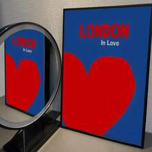 Tranh treo tường phong cách Maximalist Eclectic màu hồng với những câu nói tiếng Pháp "Bisou Bisou Bonjour Bonne Nuit", thích hợp trang trí phòng ngủ, phòng khách, phòng chơi game, phòng chơi game, làm quà tặng ngày lễ. - Nhiều màu - Xem 29