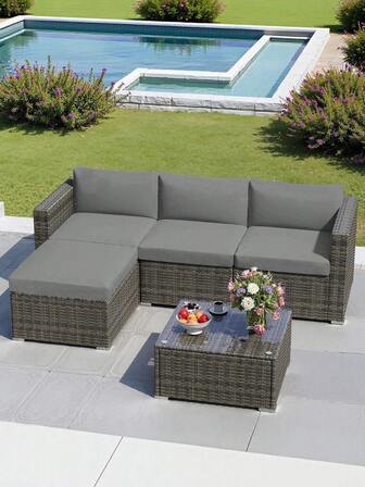 1pc Minimalist Modern Solid Color Milk Silk Elastic Sofa Cushion Cover, Suitable For All Seasons