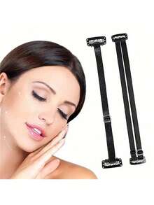 面部提拉绑带套装，隐形头带抗皱，紧致面部轮廓，改善皱纹，提拉下颌线，居家旅行必备面部按摩工具 - 彩色 - 查看 8