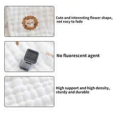 5 件婴儿围嘴，新生儿超柔软舒适小毛巾，多用途婴儿毛巾 - 亲肤且吸水性强，可水洗且不褪色，是圣诞节、万圣节、感恩节送给宝宝的完美礼物！ - 5條裝嬰兒口水巾 - 查看 11