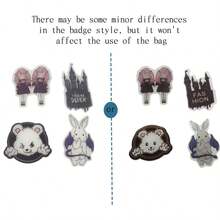 JLCH Women's Nylon Solid Color Shoulder Bag, Adjustable Strap, Optional Single Bag/Badge Pendant, Suitable For College, Travel, Minimalist Fashion, Crossbody Small Bag, High-End Luxury Feel, New, Commute, Casual, Versatile, Niche, Crossbody Square Bag, Commuter Handbag, Messenger Bag, Shoulder Bag